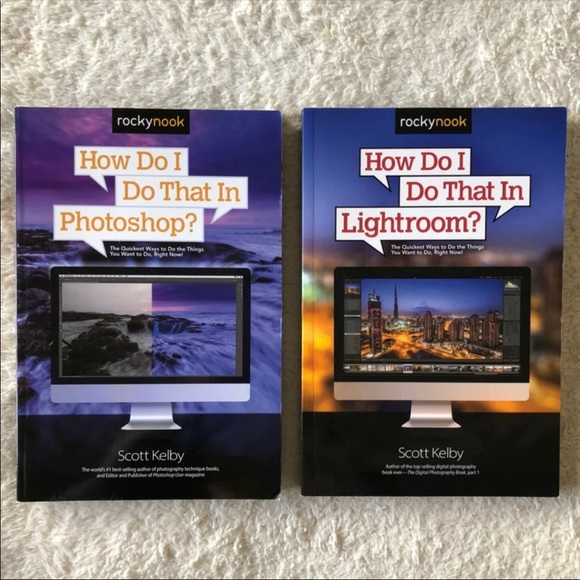 Photography Books : Adobe Photoshop + Lightroom